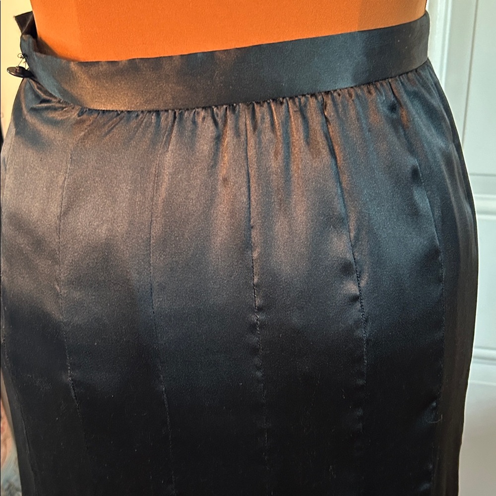 Vintage Christian Dior, leopard pleated silk maxi skirt - Picture 5 of 13